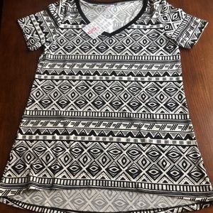 Tribal Lularoe V Neck Christy Tee
